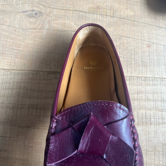 Burgundy loafers by Bobbies - Picture 5 of 7